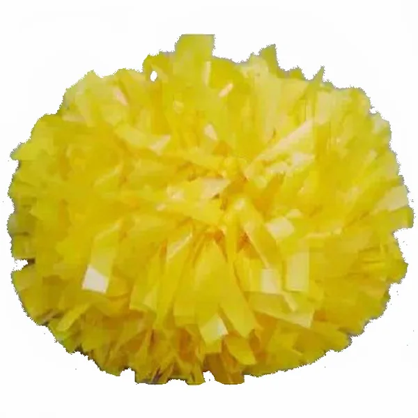 Cheerleader Pom Poms, PE Cheerleading Pompons, Sports Supplies Factory, High Quality, Color Can Free Combination, 6 ", 10Pcs