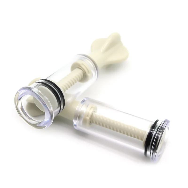 Nipple Clips 4 Size Nipple Sucker Enlarger Pussy Pump Clitoris Clip Vacuum Stimulate Breast Enlarger Sex Toy For Women Men BDSM
