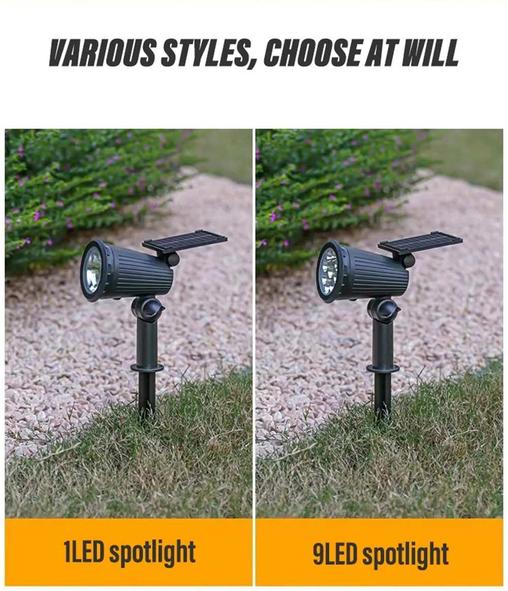 Description Picture 6 of itemOutdoor solar LED lawn lamp Plug-in lamp Garden landscape lamp Decorative colorful light Suitable for Garden Terrace Courtyard