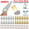 30set/18set Automatic Moving Machine Blade Anti-rust Lawn Mower Blade Stainless Steel Titanium Plating for Bosch Indego Lanmower 1