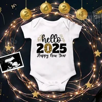 Frohes Neues Jahr 2025  – Kurzarm Strampler