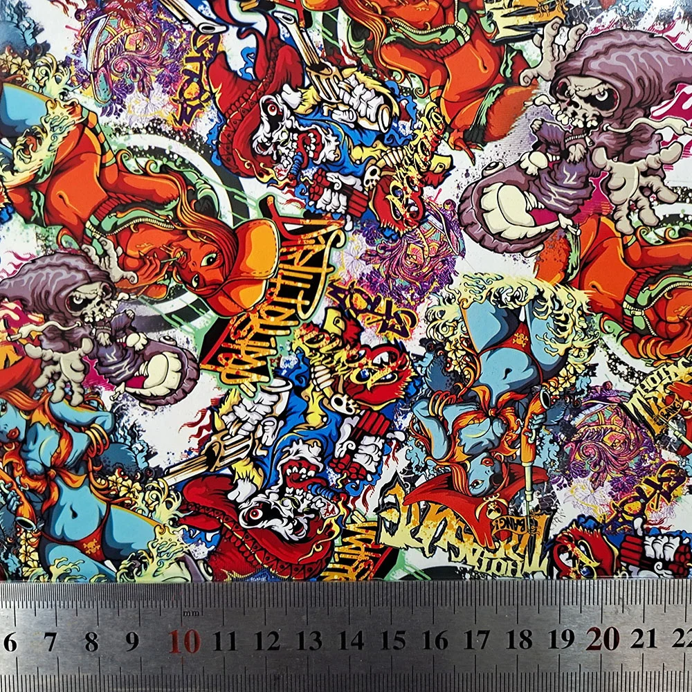 

Free Shipping! 2M/6M/10M/20M Length Skull Water Transfer Printing Hydrographic Film 50CM Width Hydro Painting H2007