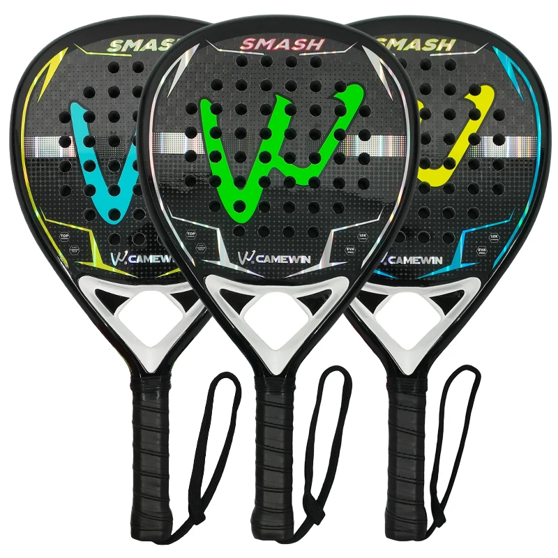 12K carbon fiber Padel racket Paddle racket EVA elastic memory foam core Lightweight tennis racket Carbon fiber padel racket