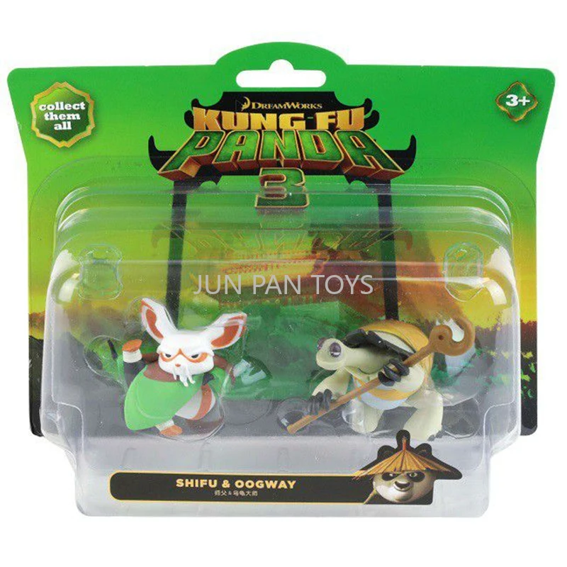 thumbnail image 1 of KUNG FU PANDA Po Bao Guerrero Dragón Po Li Shifu Oogway Anime de dibujos animados clásicos Animales coleccionables Mini figuras Modelo Juguete para niños, 1 of 5