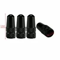 4PCS Aluminum Alloy Presta Valve Caps French Air Valve Covers for Road MTB Track Racing Bike Tires 2