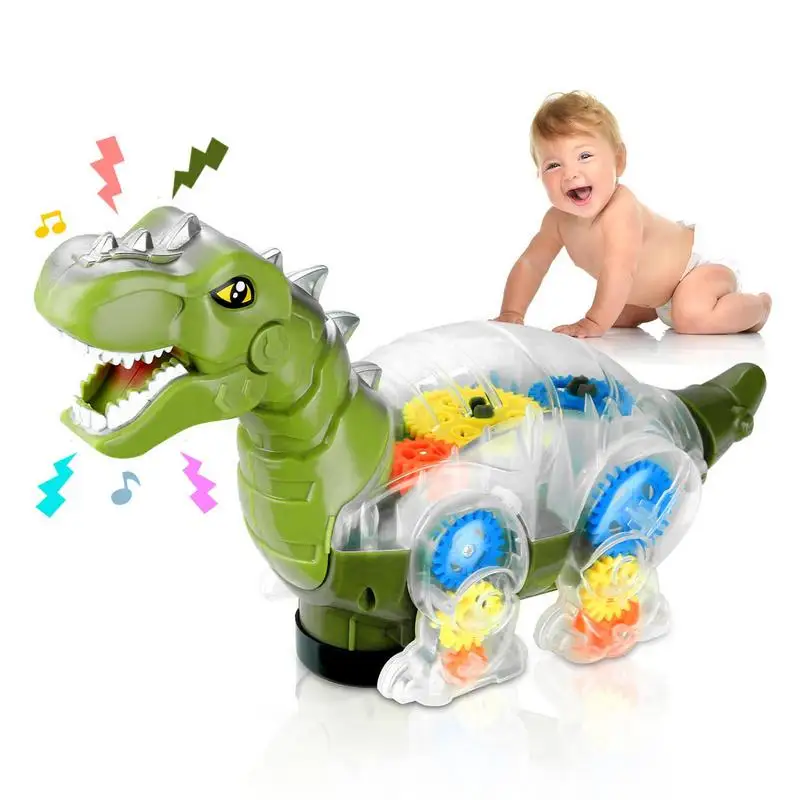 

Игрушка-Динозавр для раннего развития, игрушка с подсветкой, музыка, музыкальные игрушки-Динозавры, ползание, искусственный дизайн, самостоятельное управление