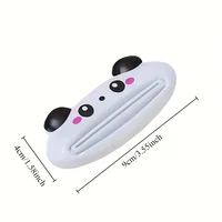 Cute Cartoon Rolling Toothpaste Squeezer Dispenser Facial Cleanser Clips Kid Toothpaste Holder Tube Saver Bathroom Accessories 6