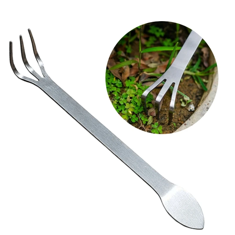1/2Pcs Bonsai Rakes Bonsai Tree Tool 3Prong Root Rakes for Gardening Enthusiasts
