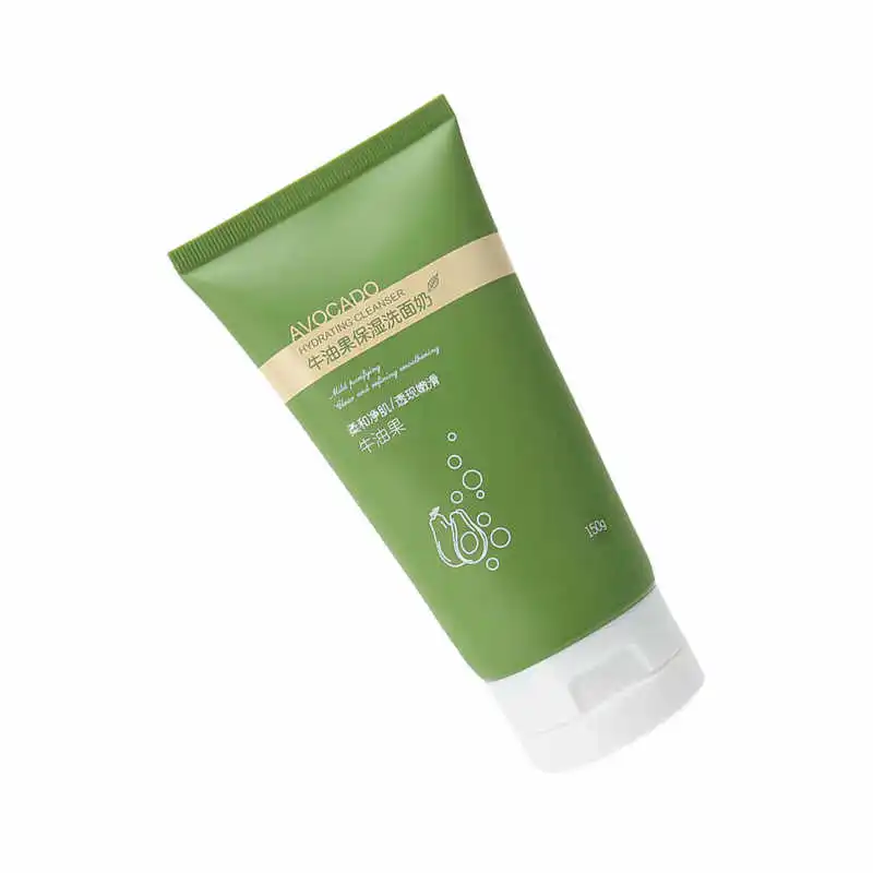 

Avocado Cleanser Nourishing Rich Foam Delicate Pore Cleansing Face Wash for Home Travel for Daily Skin Care