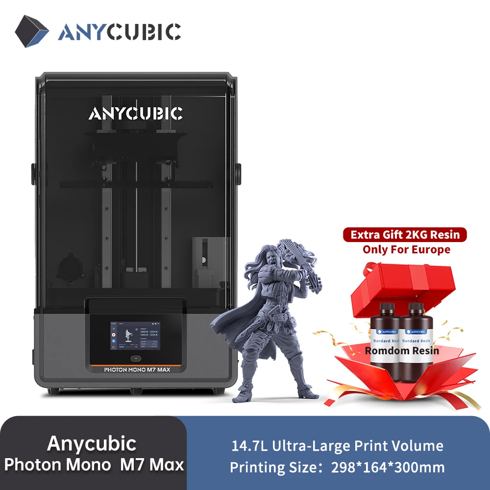 プリンター・複合機 Atom Fujinami ANYCUBIC Photon Mono M7 Anycubic Photon Mono M7 - 3DJake International