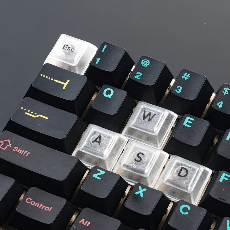 メカニカルキーボード用の透明なキーキャップ,オリジナルのキー メカニカルキーボード用の透明なキーキャップ,オリジナルのキー