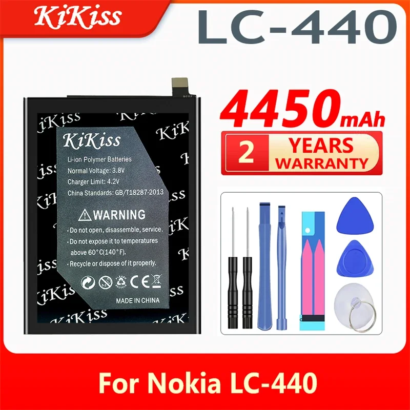 

KiKiss 4450mAh LC-440 Replacement Battery for Nokia LC-440 LC440 LC 440 Mobile Cell Phone