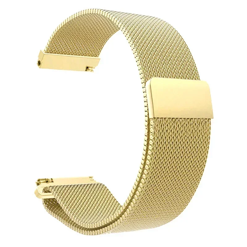 Elegant Milanese Loop Magnetic Watch Band, 22mm & 20mm, Universal Fit
