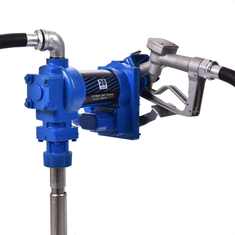 

12V 20GPM Gasoline Fuel Transfer Pump Kit Oil Extractor Pump