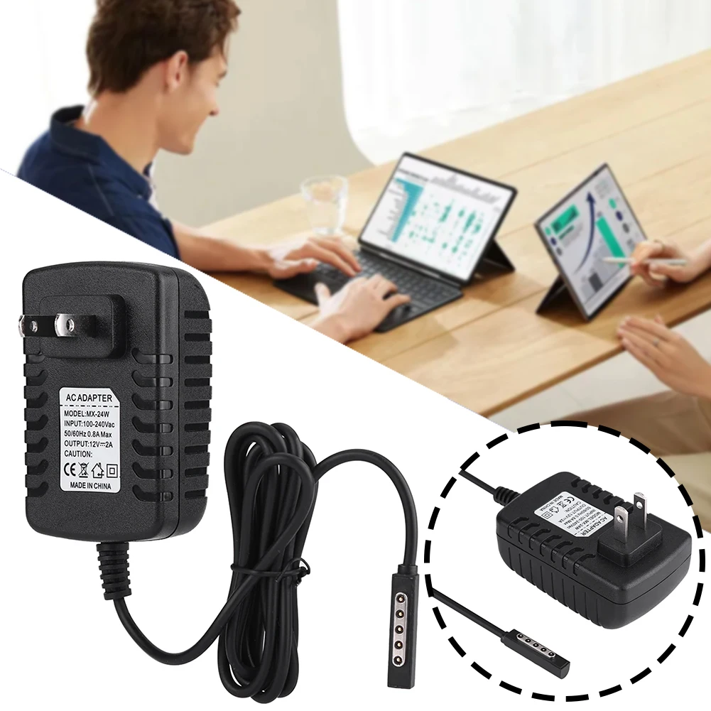 12V 2A Power Adapter Tablet Charger With US Plug Ultra Safety Charger Adapter for Offices Home