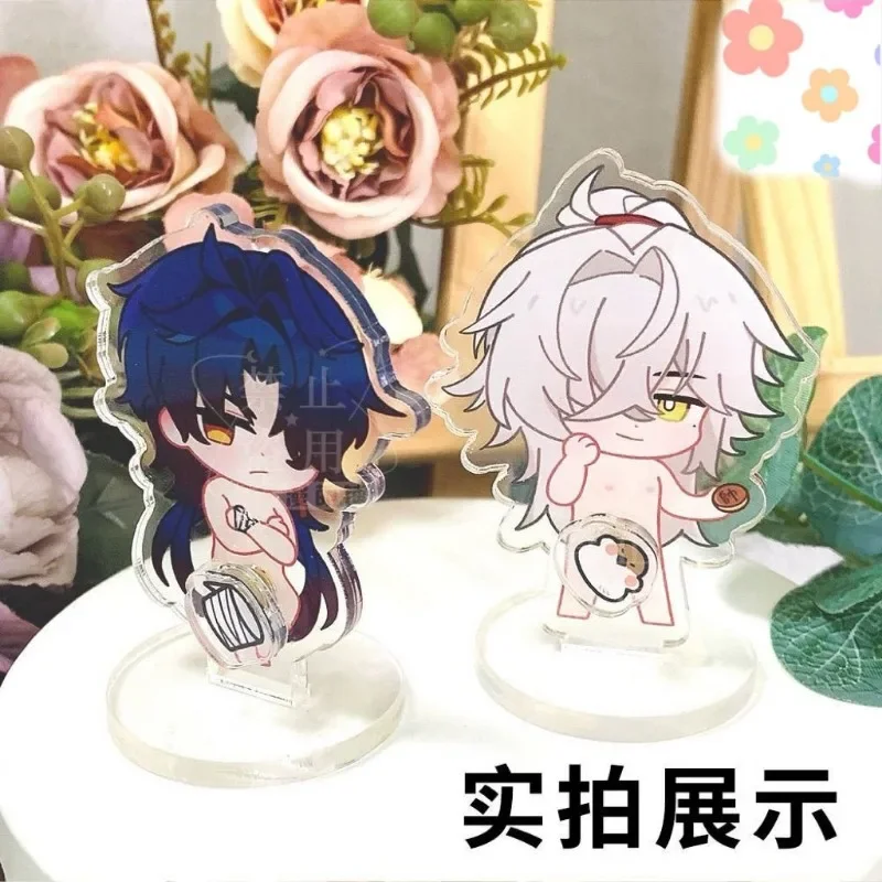Rotatable Acrylic Figure Stand Decor for Honkai: Star Rail Fans