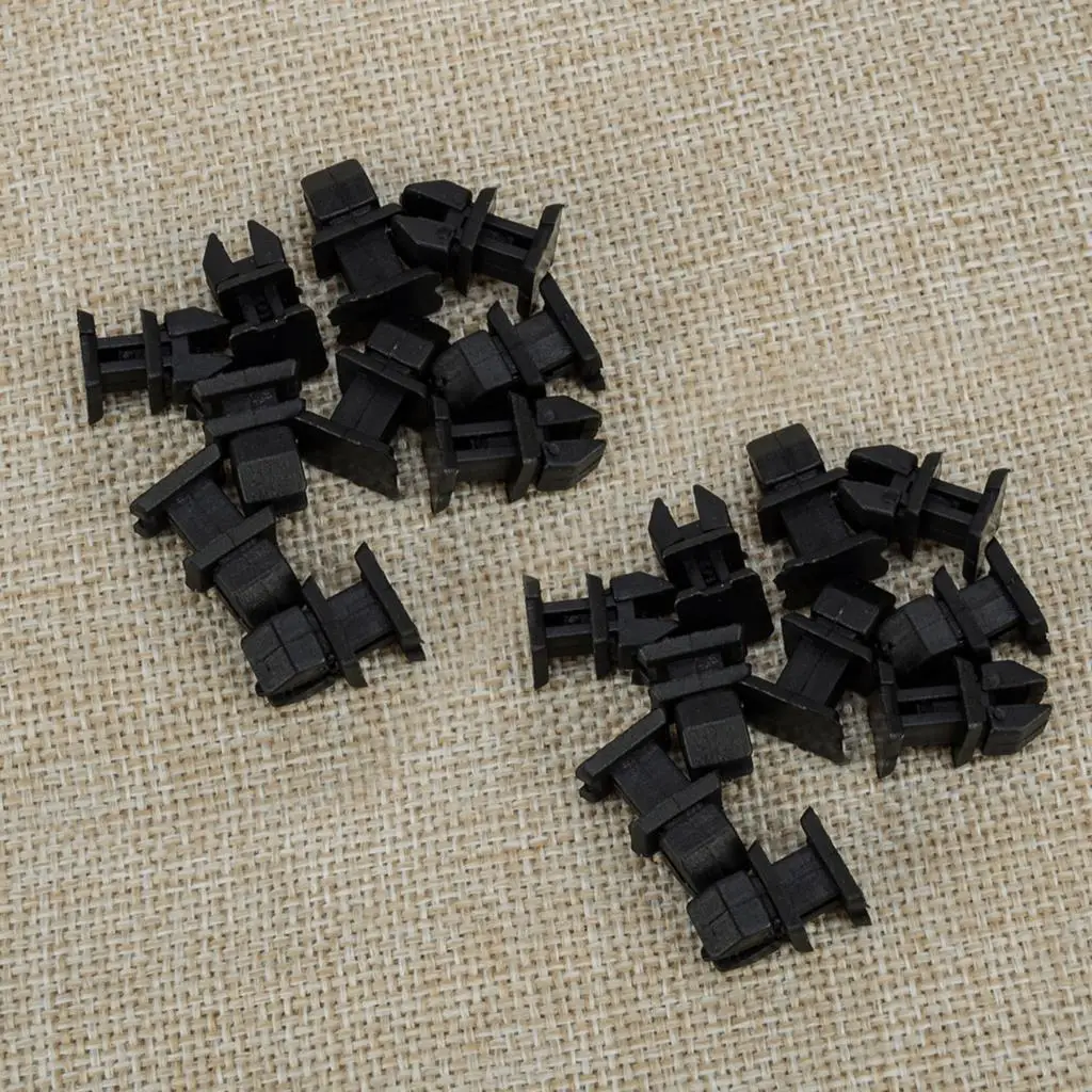 50 Pz/Set Clip Per Pannello Carrozzeria Push Rivet Fermo In Plastica Nera Adatta Per Mercedes Benz W124 W140 W202 R129 A1249900792