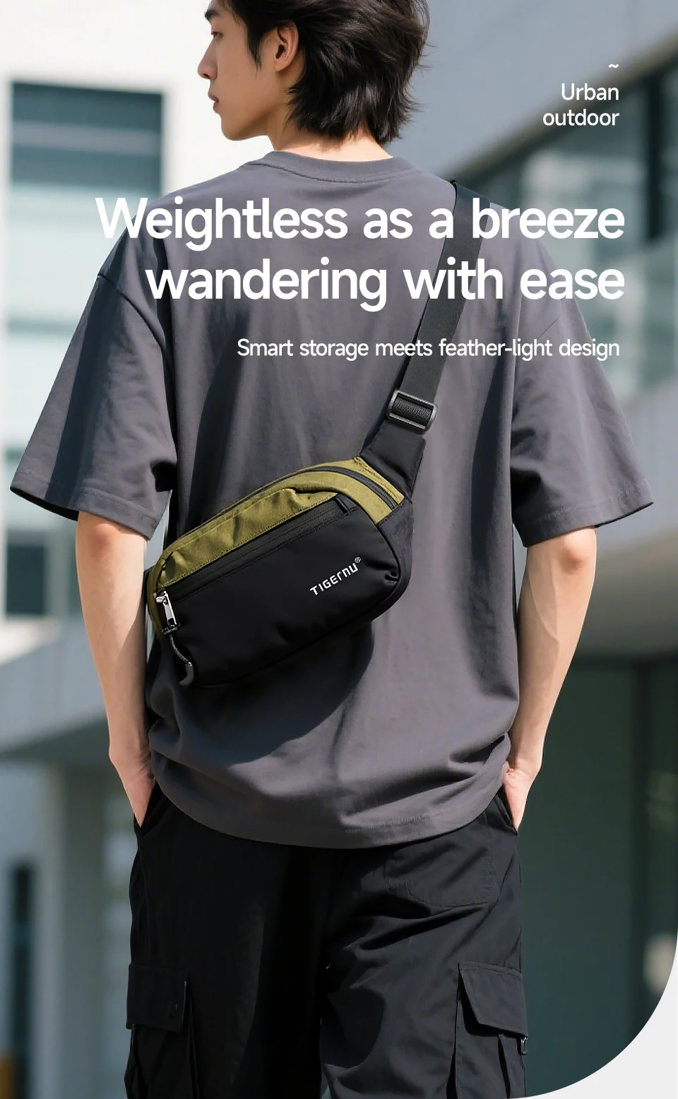 Tigernu Lightweight Crossbody Bag Image 2
