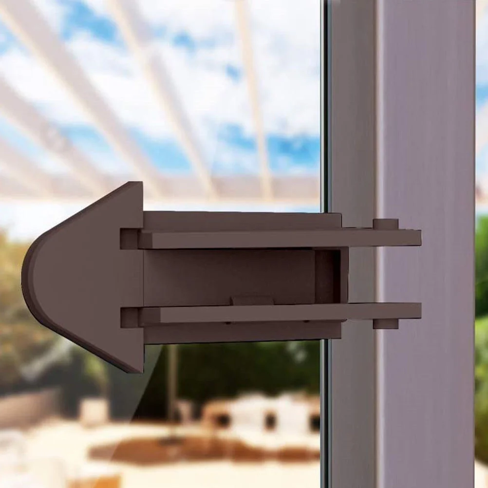 4 Pcs Child Safety Lock Sliding Door Window Cabinet Security Latch Hardware Window Safety Device Reusable Protection Tool Fits