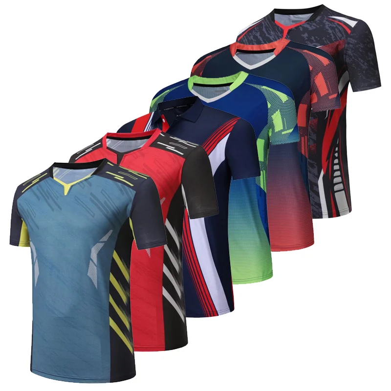 

NEW Tennis shirts Women Men Sports clothes Badminton wear shirts Table tennis game Shirts clothes Exercise POLO clothes