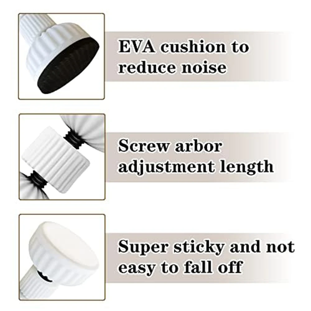 2 Pieces Headboard Stopper for Bed, Adjustable Bed Frame, Anti-Shake Tool for Bed, Antishake Telescopic Support Stabiliser