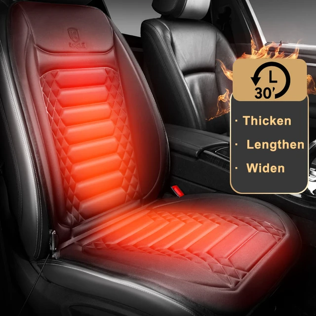 Car Heated Seat Cushion Heated Seat Covers With Heating Lumbar Support And  Anti-Slip Seat Cushion Anti-Slip Back Seat Cushion 3 - AliExpress