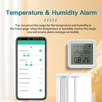 Tuya Temperature and Humidity Sensor WiFi with Backlight Supported Hygrometer Thermometer Work With Yandex Alexa - Image 4