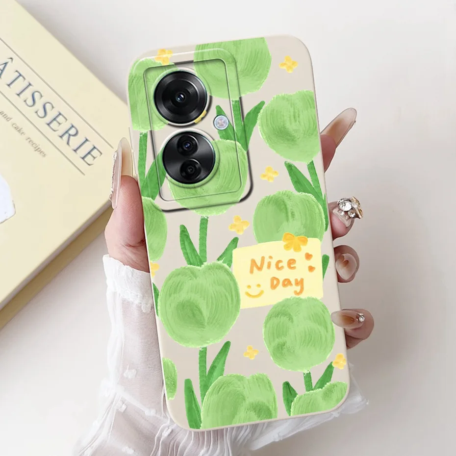 Stylish Painted Soft Silicone Back Cover - Lens Protective Case