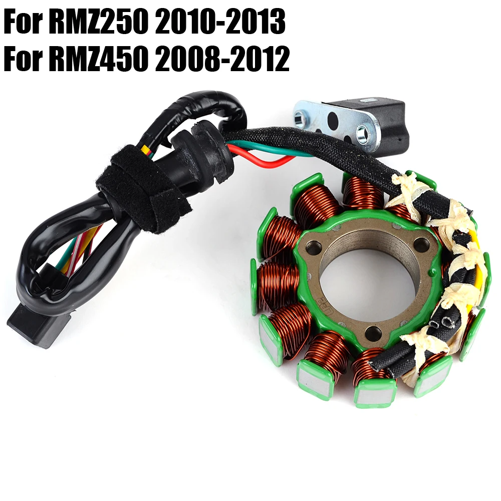 Motorcycle Stator Coil for Suzuki RMZ250 2010 2013 2011 2012 / RMZ450