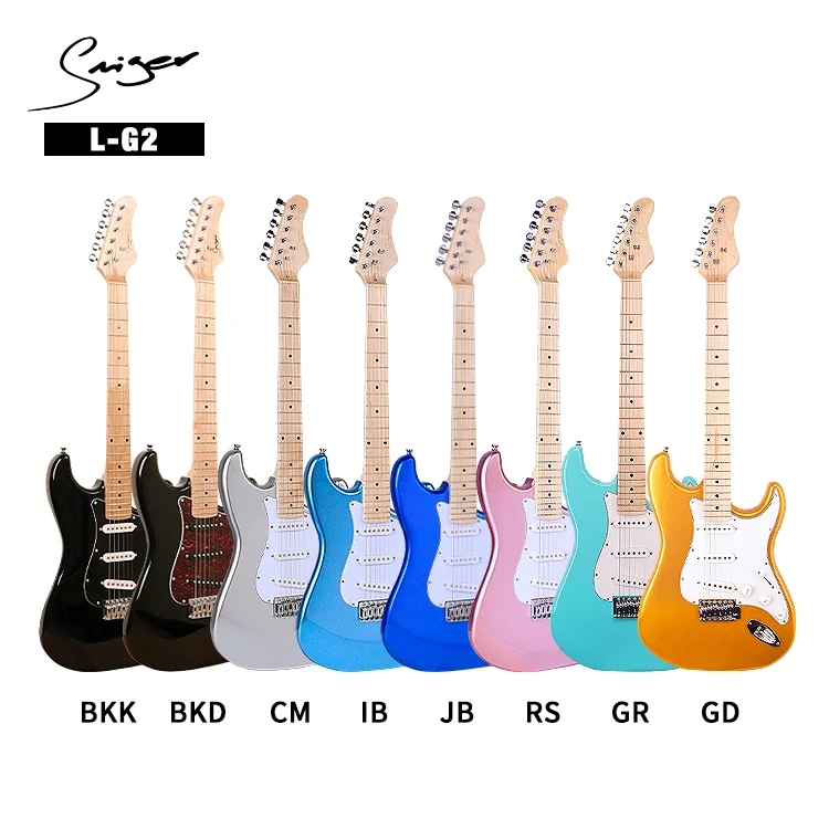 Upgrade Metallic Colors ST Electric Guitar for High Quality Guitar Electric