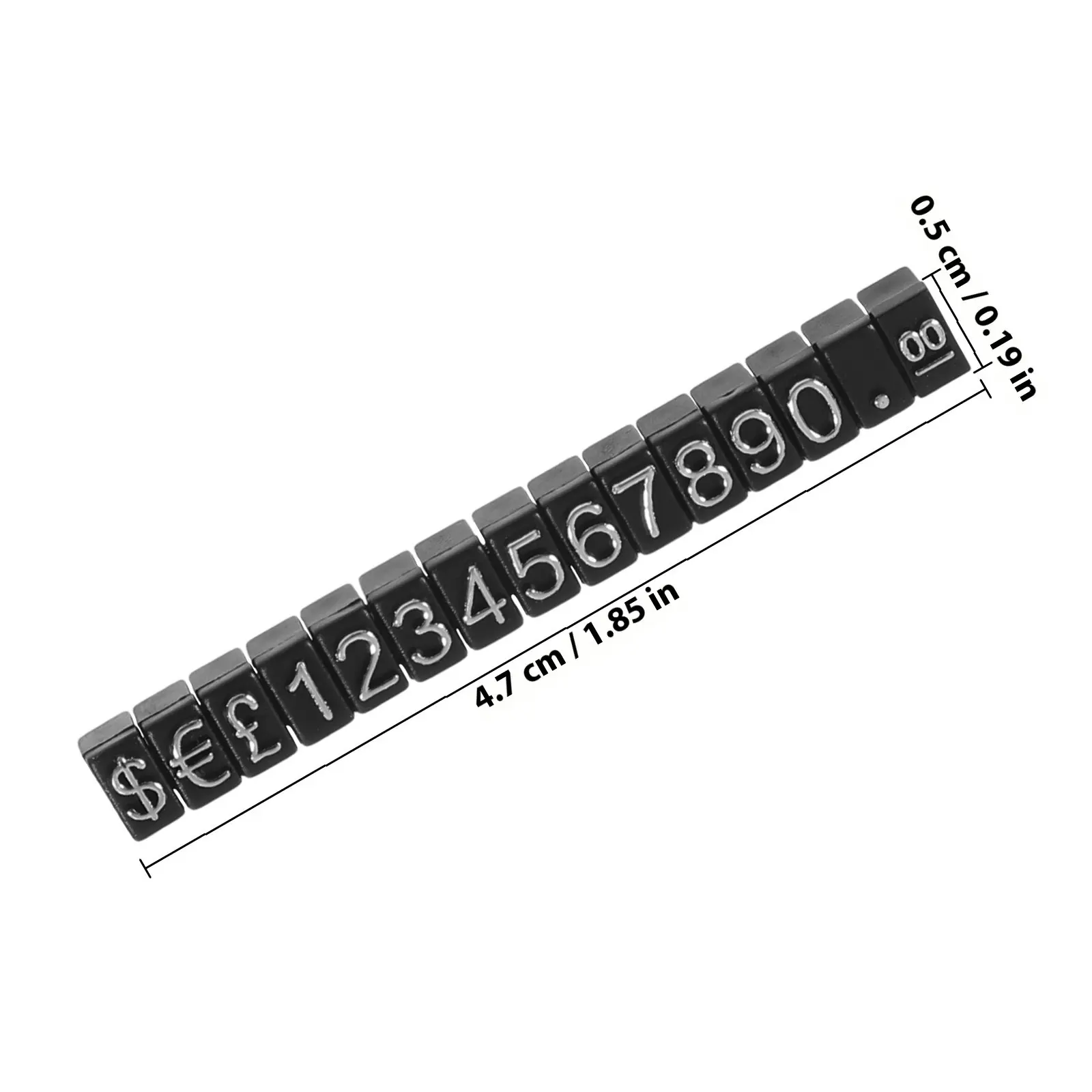 10 세트 가격 큐브 태그 조정 가능한 소매 보석 가격 표시 블록 상점 쇼핑몰 베이커리 화장품용 소형 사이즈