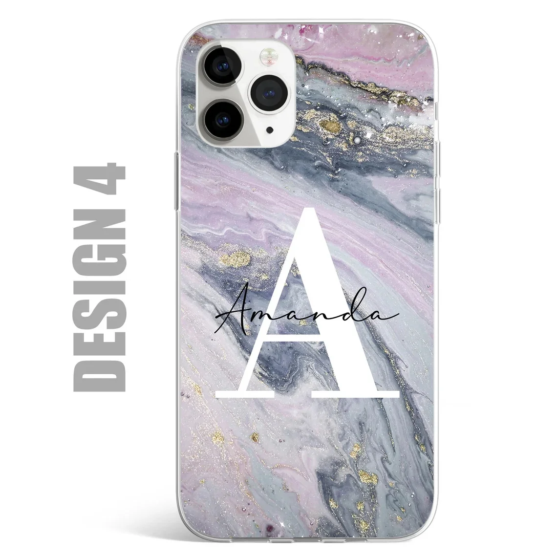 Custodia Per Telefono In Marmo Con Nome Personalizzato Per IPhone 17 16e 16 15 14 13 12 11, Samsung Galaxy S25 S24 S23 S22, S21 Note 20. Idea Regalo Per Custodia Per Telefono Personalizzata. - Italia - Foto 8