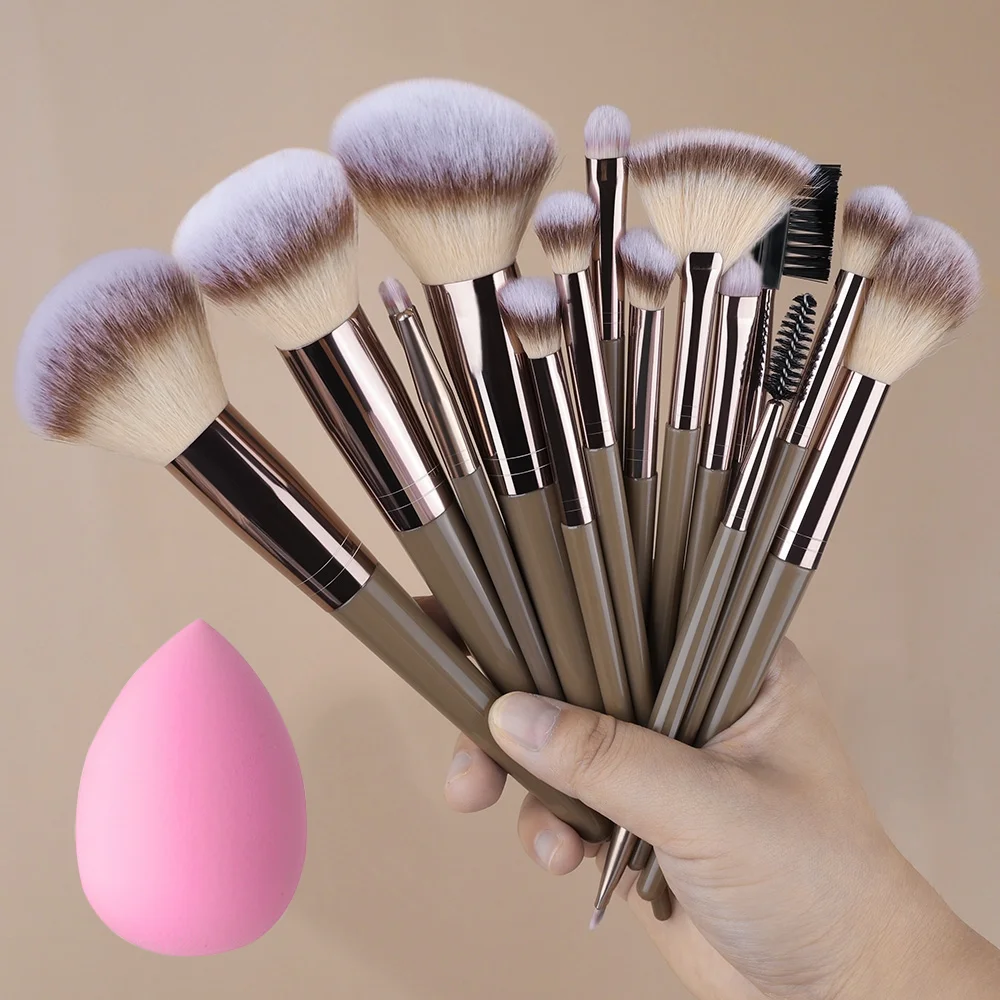 Professional Makeup Brush Set - Super Soft Brushes for Blush, Highlighter, Foundation, Concealer, and Eyeshadow