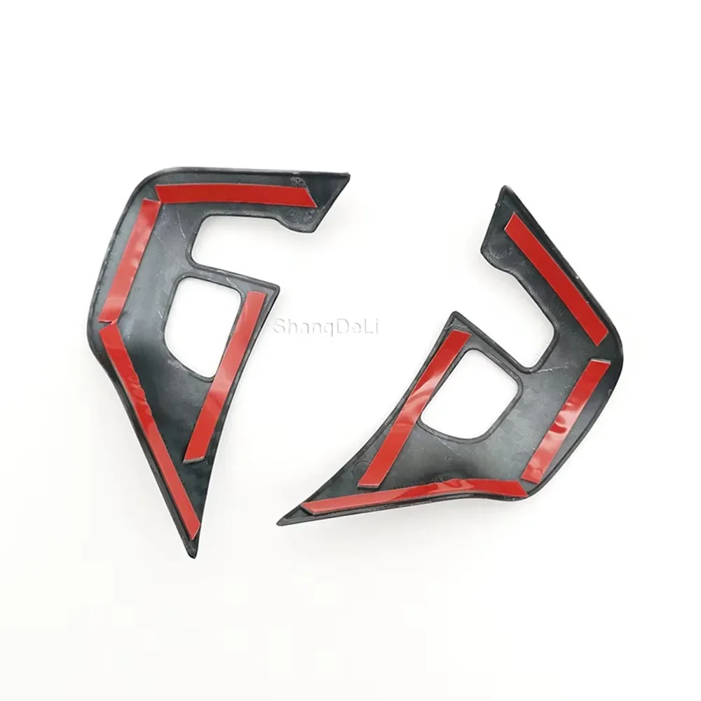 Garniture Cadre Volant Pour Peugeot 208, 308 (2014-2018) - Autocollant Décoratif, Plastique ABS, Effet Carbone Ou Couleur