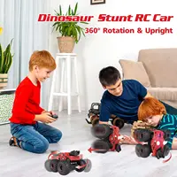 Monster Dinosaur Truck Remote Controlled Car Children's Toy 2.4 GHz RC Car Toy with Light, Sound, Spray All Terrain RC Toy 2