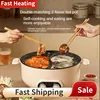 220V Multi Cooker 6L Non-stick Hotpot 2 Independent Flavor Pots  Electric Food Cooking Machine DoubleTwist Independent Control 1