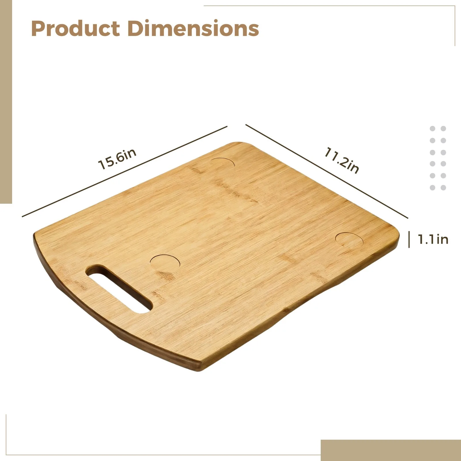 Wooden Sliding Board For Thermomix TM5 TM6 Wood Kitchen Appliance Tray Stable Wood Thermomix Accessories 15.6 X 11.2 X 1.1in