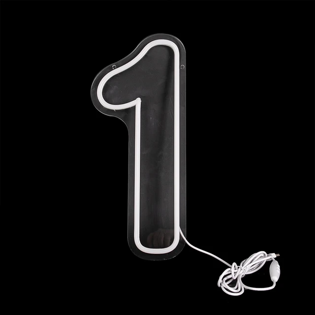 Numbers Neon Birthday Sign