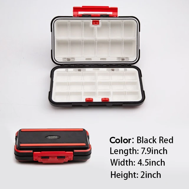 Small Tackle Box Organizer Fishing Tackle Box With 15 Removable  Compartments Small Tackle Box Fishing Parts Box Fishing - AliExpress