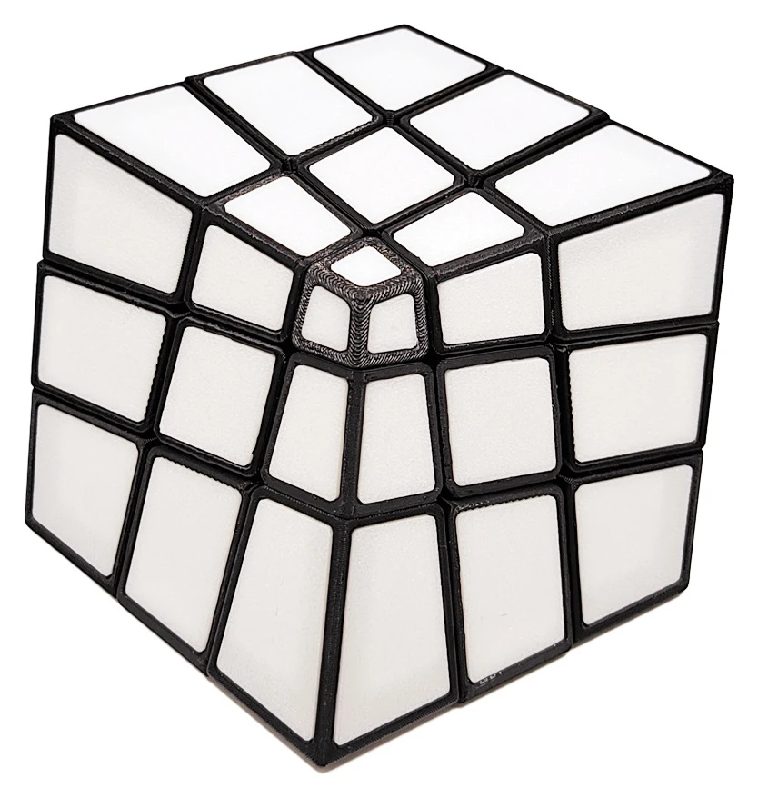 ZEPUZZLES Squished 3x3 큐브 이상한 모양의 큐브 전문 퍼즐 장난감 Cubo Magico Kid Gift
