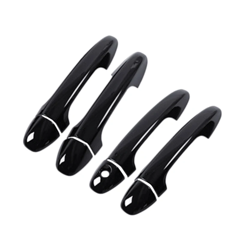 

1 комплект, крышка для наружной боковой дверной ручки, декоративная накладка для Toyota RAV4 2018 2017 2016 2015 2014 2013