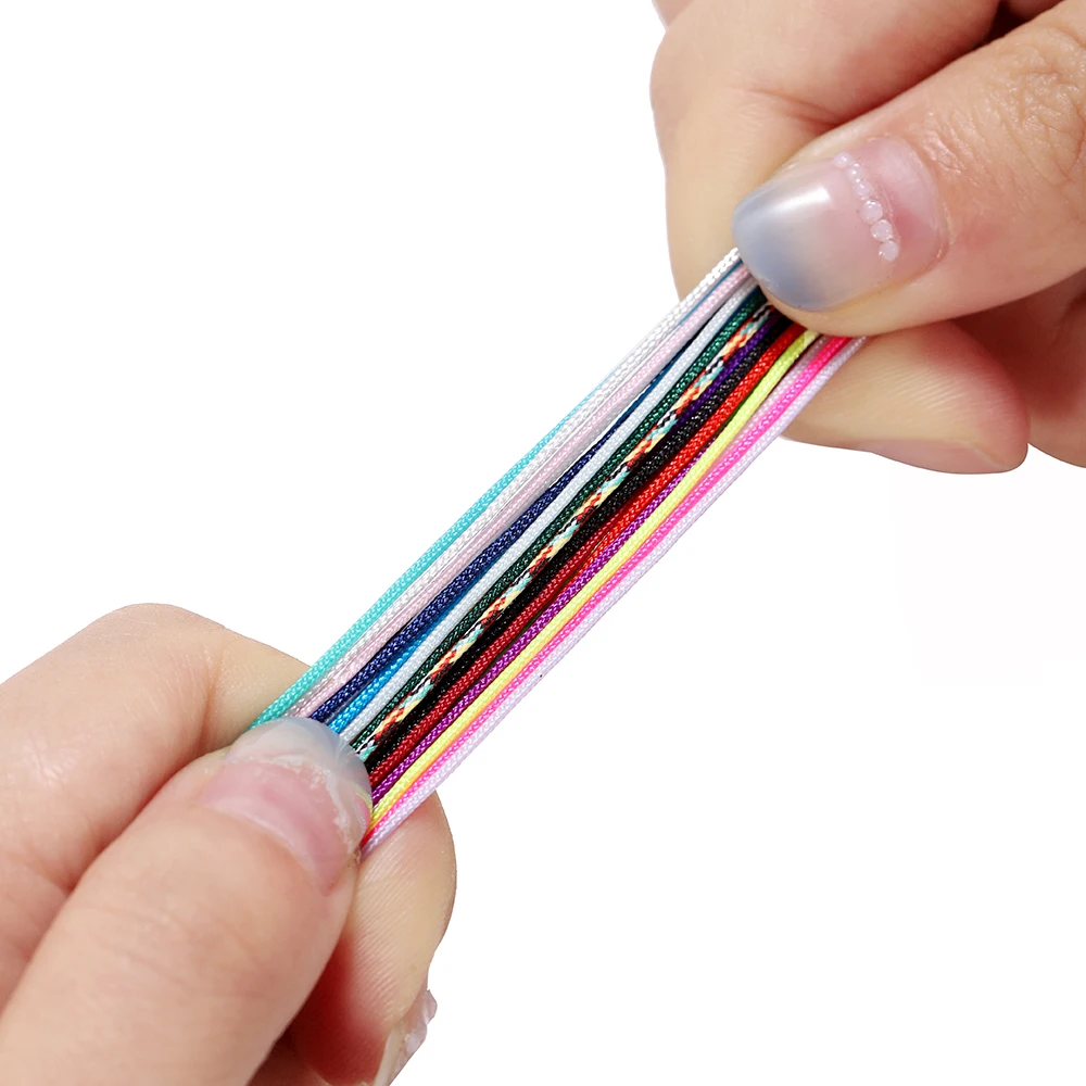 Durable Nylon Cord for Jewelry and Crafting - 0.8mm, Variety Lengths
