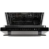 QWSHARP Slide-In Dishwasher,Stainless Steel Finish,24" Wide,Soil Sensors,Premium White LED Interior Lighting,Smooth Glide Rai 3
