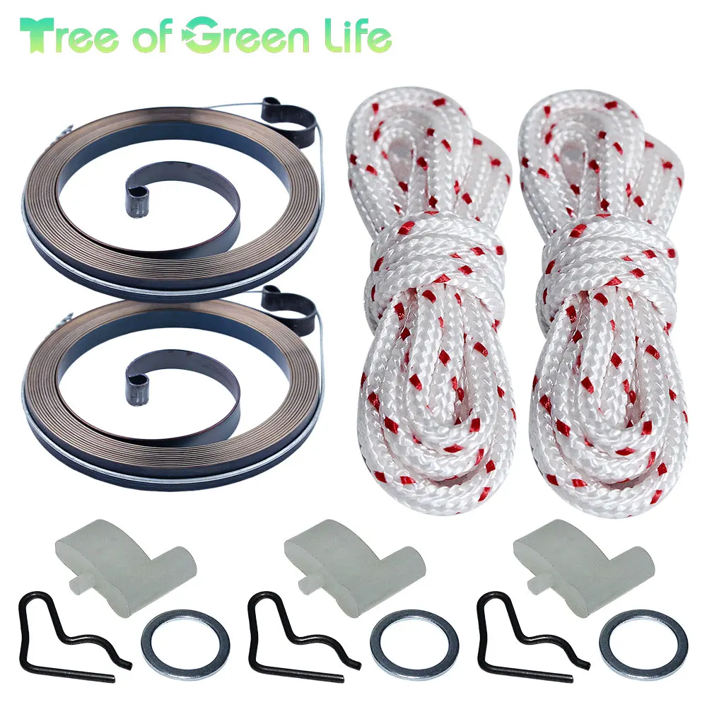 

Recoil Starter Spring Rope Pull Cord Kt For Stihl FS45 FS55 BG55 BG65 BG85 Lawn Mower Parts Cortador De Grama