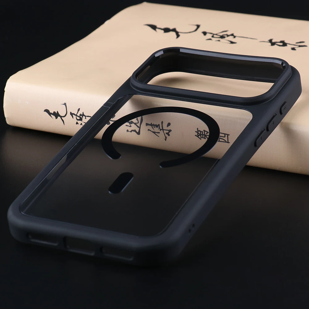 Transparent Shockproof Protective Phone Case - Ultra-Thin Clear Hard PC Back Cover