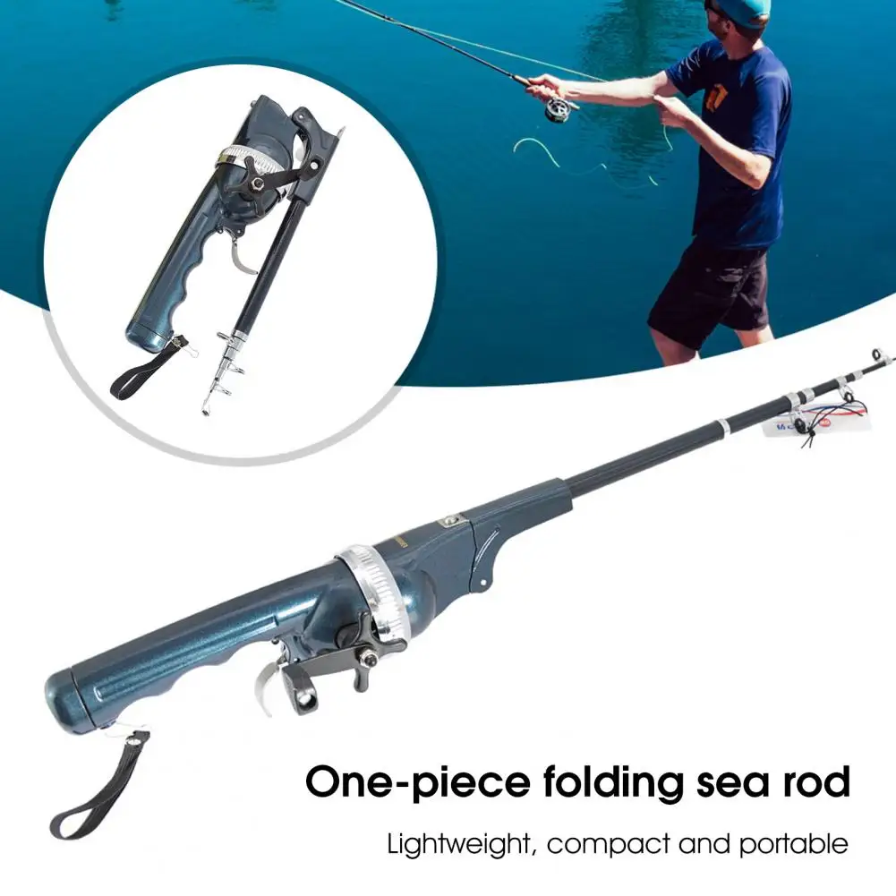 Folding Telescopic Sea Rods Suit Portable Fishing Poles
