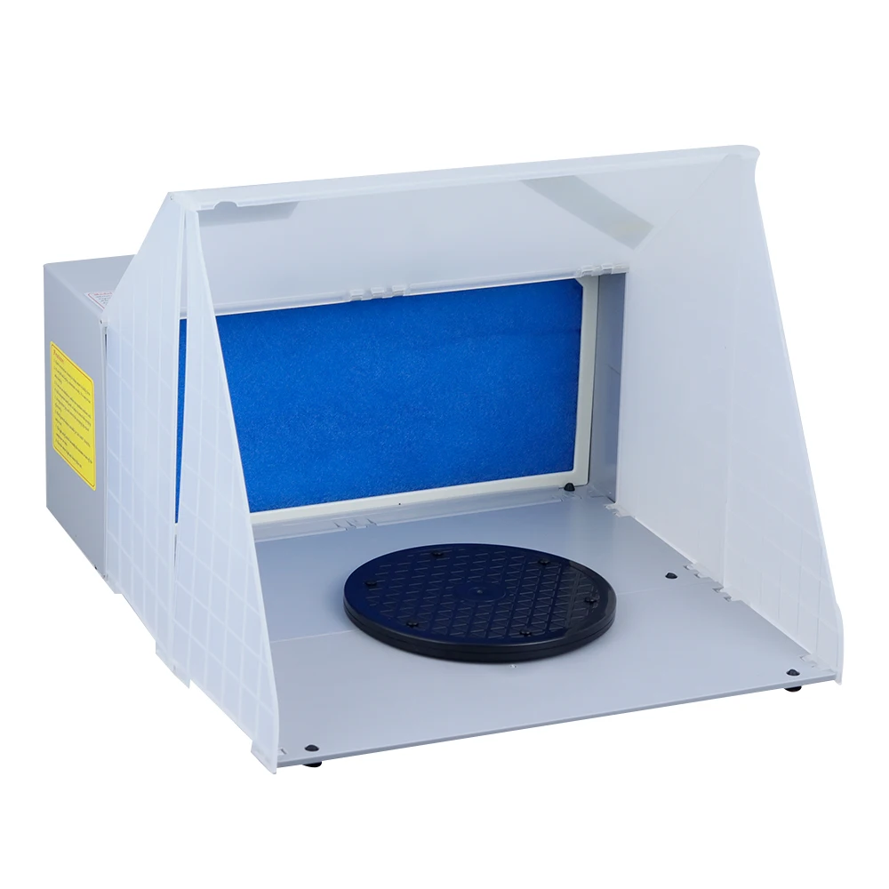 Portable Airbrush Paint Spray Booth Exhaust Fan Model Coloring Sturdy Paint Boot