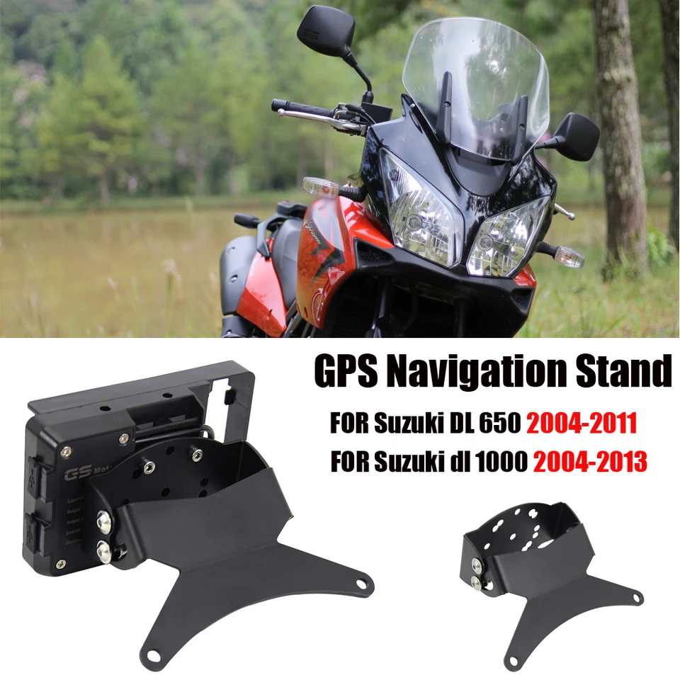VERDDE Accessori Moto 2022 Per Suzuki DL650 Vstrom 650 XT 650XT V-Strom DL 650 Supporto Per Telefono Supporto Per Piastra Di Navigazione GPS Staffa (Color : DL650