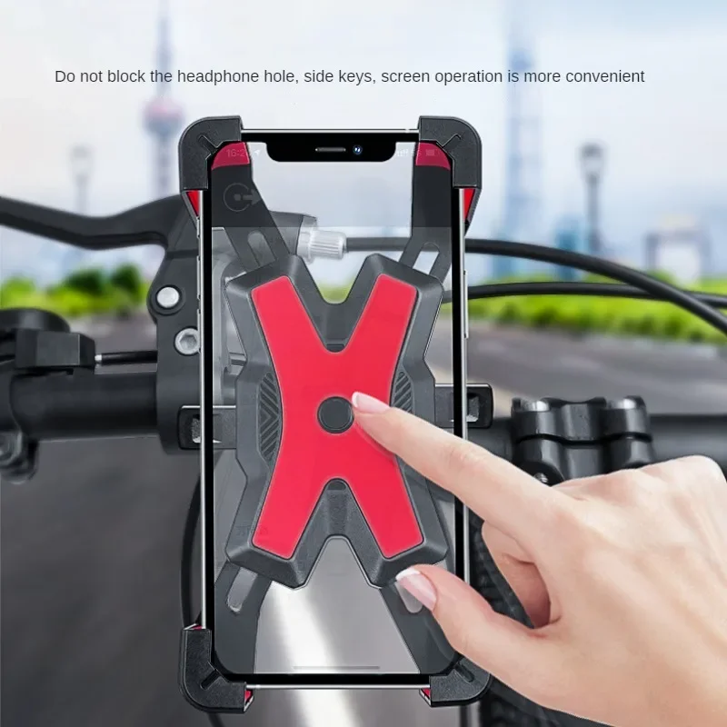 New Four Claws Riding Mobile Phone Holder for Takeaway Riders Electric Car Motorbike Bike Outdoor Riding Navigation Bracket