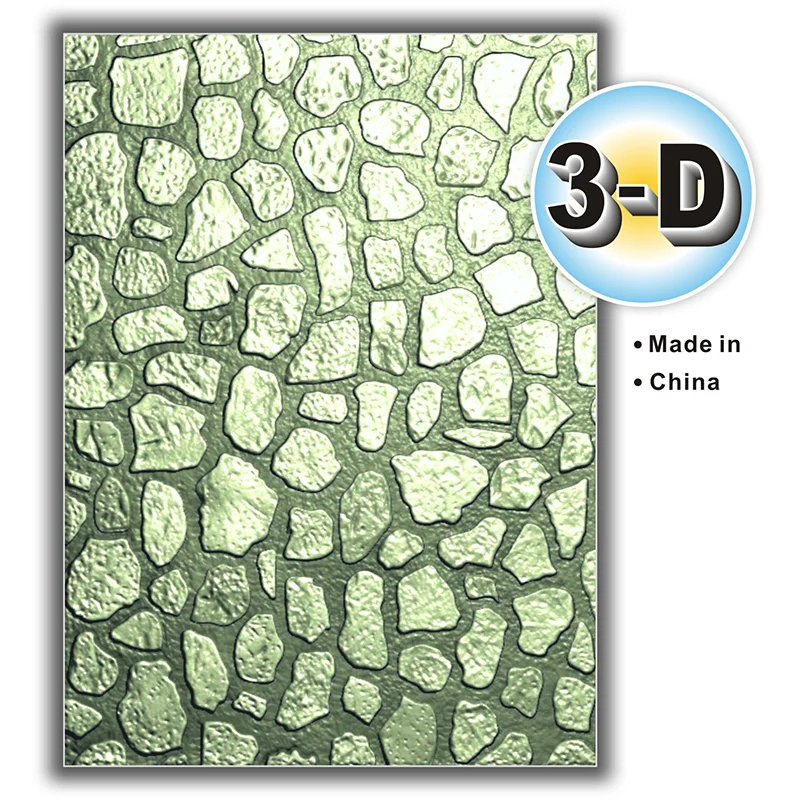 레트로 스타일의 암석 질감 엠보싱 폴더 세트, 3D 질감 패턴 배경, 플라스틱 수동 템플릿, DIY 종이 공예에 사용됨